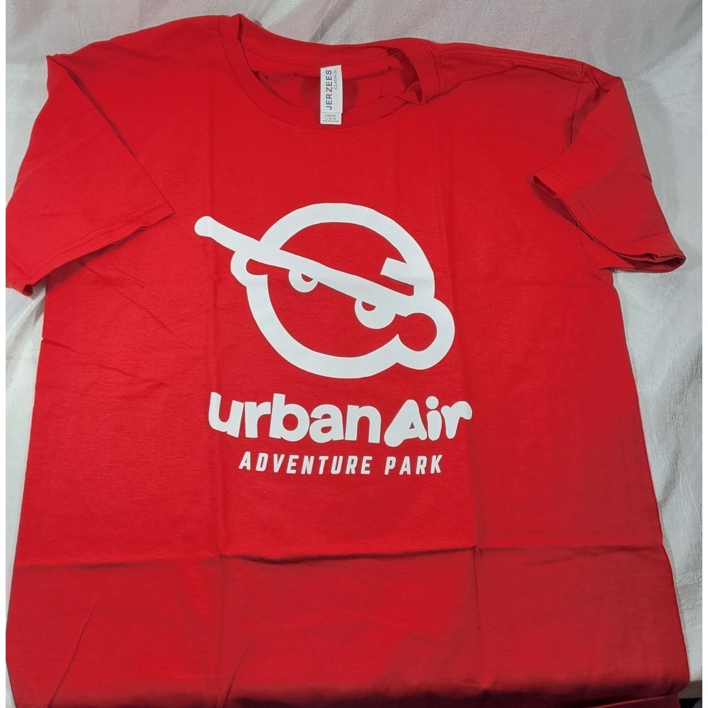 Jerzees Classics Urban Air Adventure Park Youth T-Shirt - Red - Large